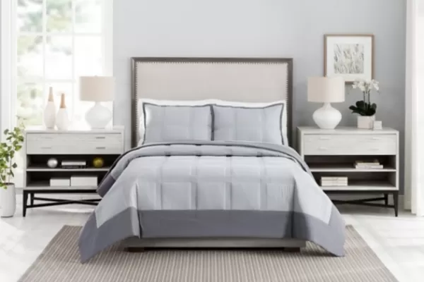 Quilts-Kirkland's Home Graham King 3-Pc. Quilt Set Gray