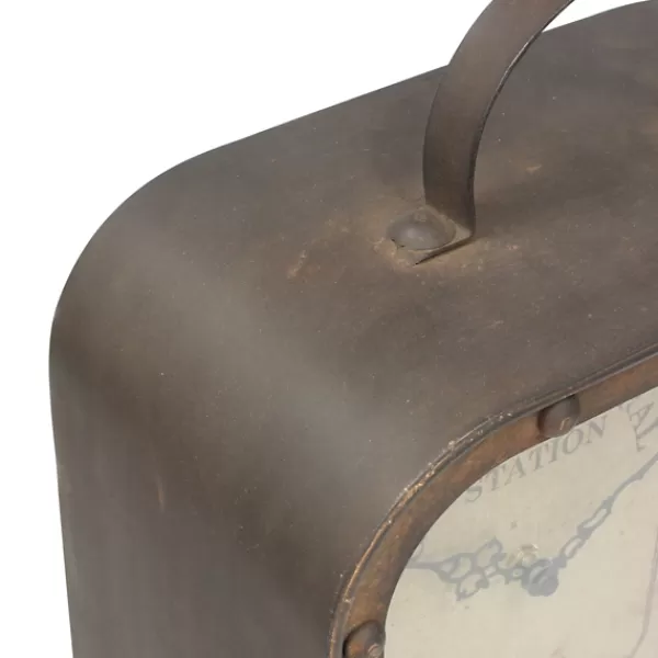 Decorative Accents-Kirkland's Home Grand Central Station Rustic Tabletop Clock