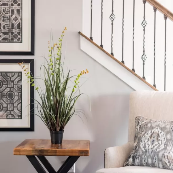 Trees & Topiaries-Kirkland's Home Grass And Eucalyptus Potted Plant