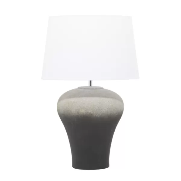 Table Lamps-Kirkland's Home Gray Ombre Ceramic Table Lamp White