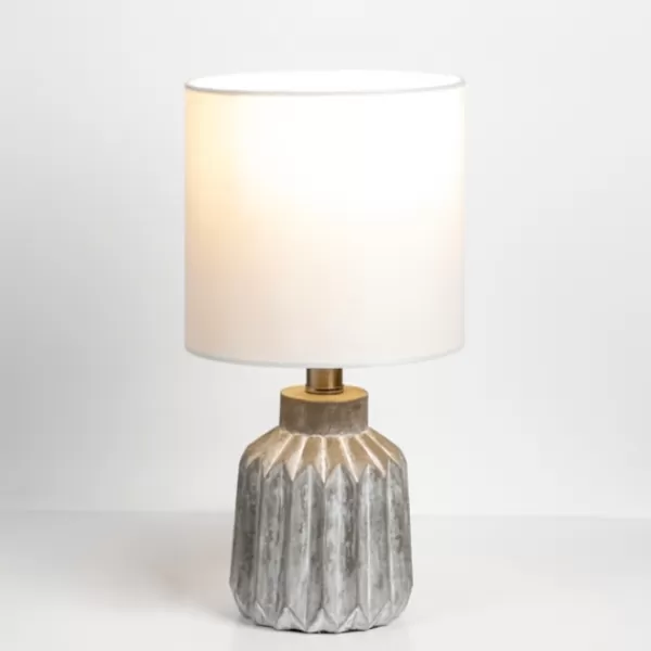 Table Lamps-Kirkland's Home Gray Ridge Table Lamp White