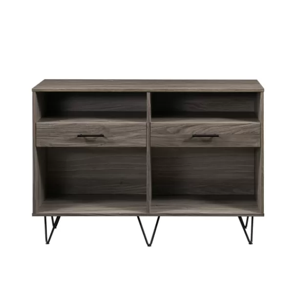 Console Tables-Kirkland's Home Gray Weathered Farmhouse Table Console
