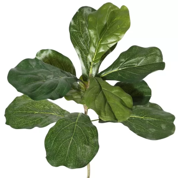Trees & Topiaries-Kirkland's Home Green Fiddle Leaf Tree, 5 Ft.