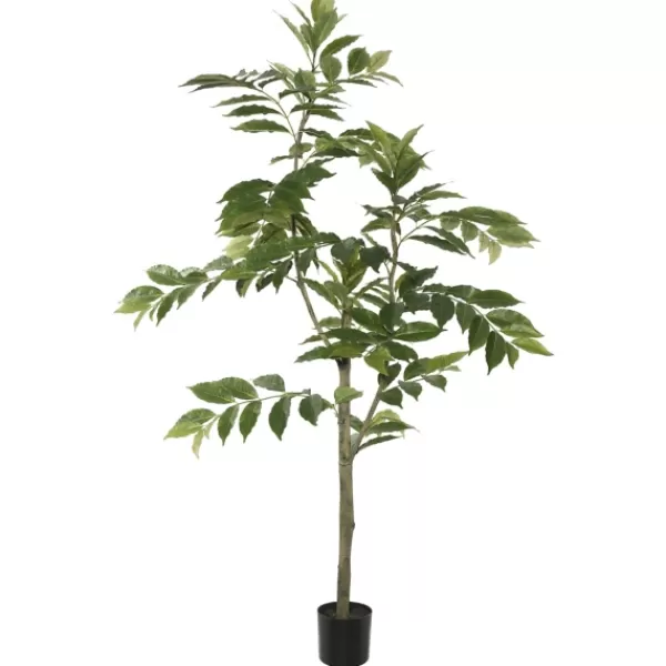 Trees & Topiaries-Kirkland's Home Green Nandina Potted Tree, 4 Ft.