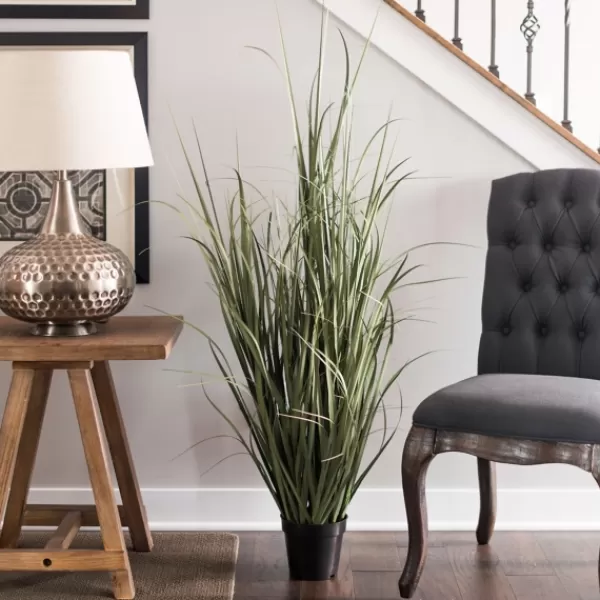 Trees & Topiaries-Kirkland's Home Green Ryegrass Potted Plant