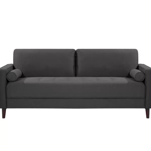 Sofas & Loveseats-Kirkland's Home Heather Chelsea Modern Sofa Gray