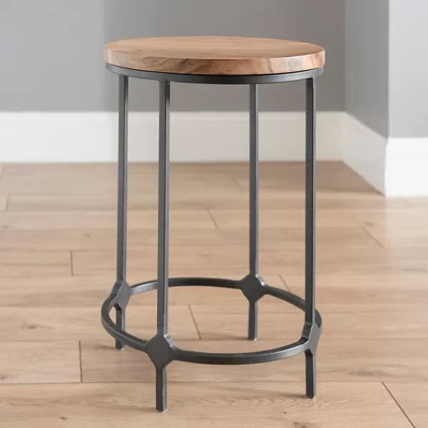 Accent & End Tables-Kirkland's Home Henley Side Table Brown/Black