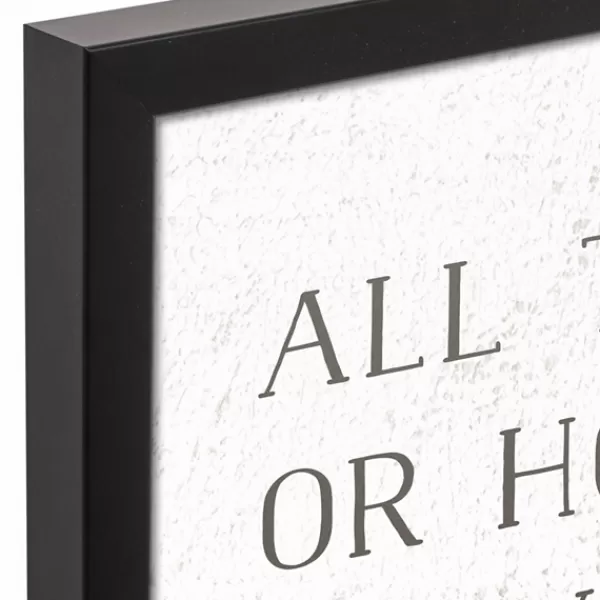 Wall Quotes & Signs-Kirkland's Home I Owe To My Mother Framed Canvas Art Print White/Gray