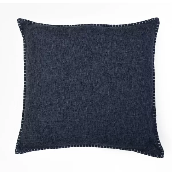 Pillows-Kirkland's Home Indigo Chunky Weave Pillows, Set Of 2 Blue