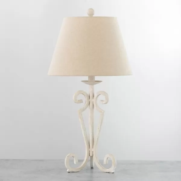 Table Lamps-Kirkland's Home Iron Taylor Table Lamp Ivory