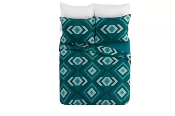 Quilts-Kirkland's Home Justina Blakeney Midway 3-Pc. King Quilt Set Blue