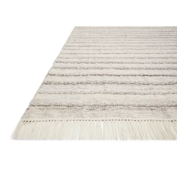 Outdoor Rugs-Kirkland's Home Justina Blakeney X Loloi Silver Outdoor Rug, 7X9 Silver/Gray/Ivory