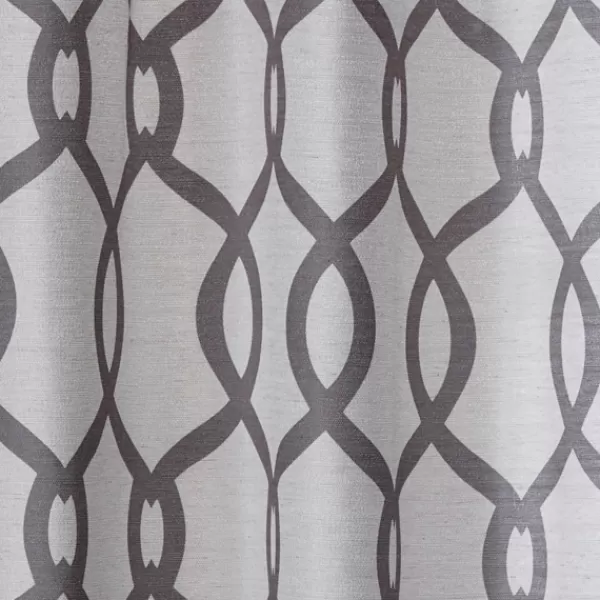 Curtains & Drapes-Kirkland's Home Kenzie Curtain Panel Set, 108 In. Gray