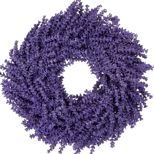 Wreaths-Kirkland's Home Lavender Abundance Wreath Purple