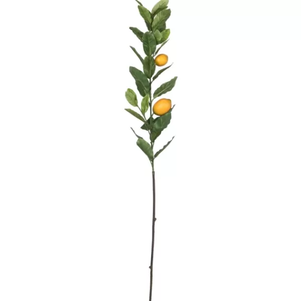 Stems & Bouquets-Kirkland's Home Lemon Tree Branch Stem Spray, 48 In. Green/Yellow