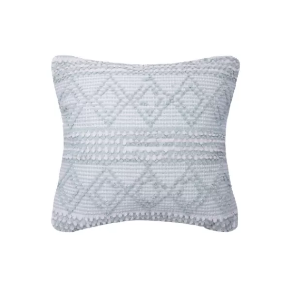 Pillows-Kirkland's Home Light Geometric Stella Throw Pillow Blue