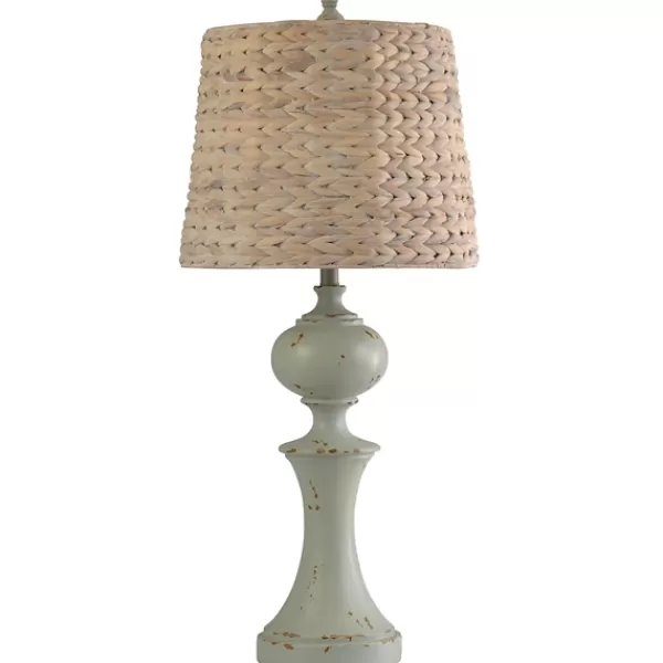 Table Lamps-Kirkland's Home Light Gray Balustrade Table Lamp Tan