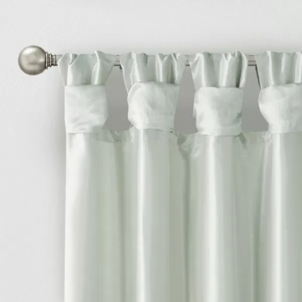 Curtains & Drapes-Kirkland's Home Light Twist Top Curtain Panel, 84 In. Blue