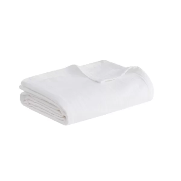 Blankets & Throws-Kirkland's Home Lightweight Cotton Full/Queen Blanket White