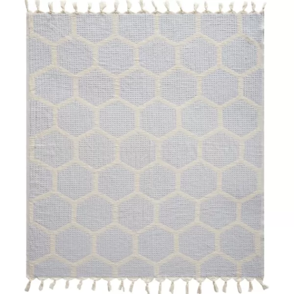 Blankets & Throws-Kirkland's Home Lilac Honeycomb Cotton Throw Purple