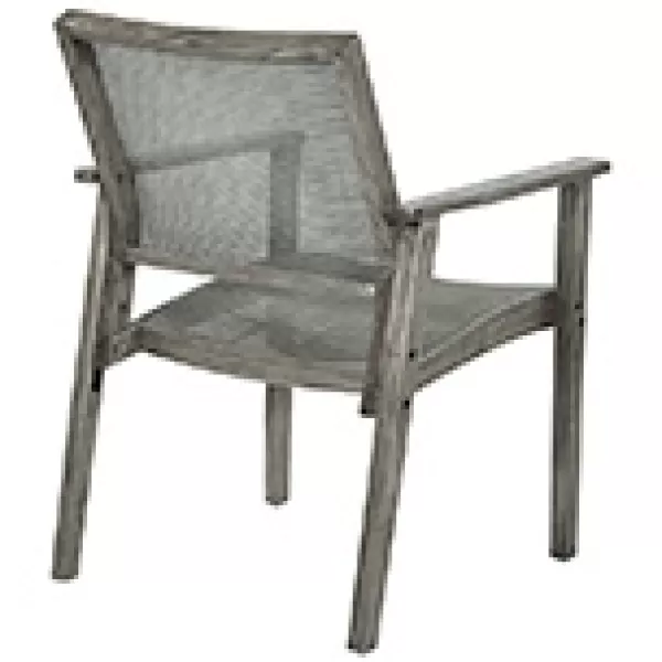 Accent Chairs-Kirkland's Home Linden Woven Cane Accent Chair Gray