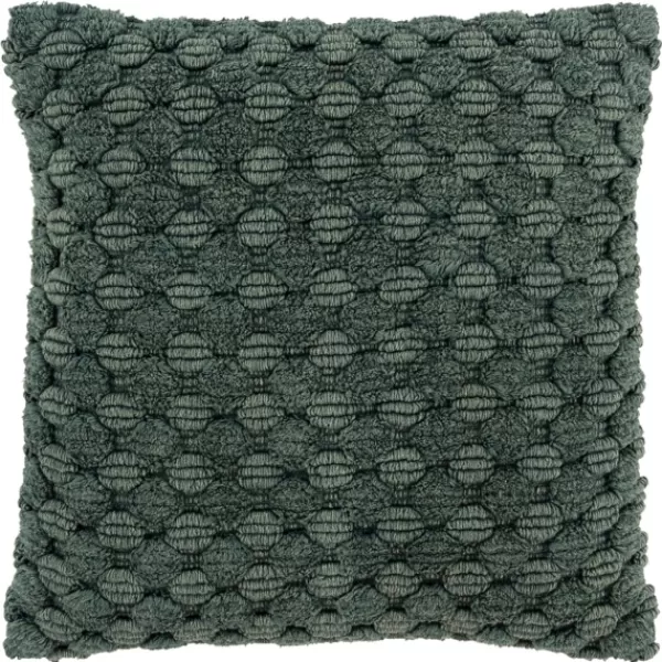 Pillows-Kirkland's Home Looped Cotton Throw Pillow Green