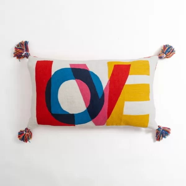 Pillows-Kirkland's Home Love Pride Lumbar Pillow Multi