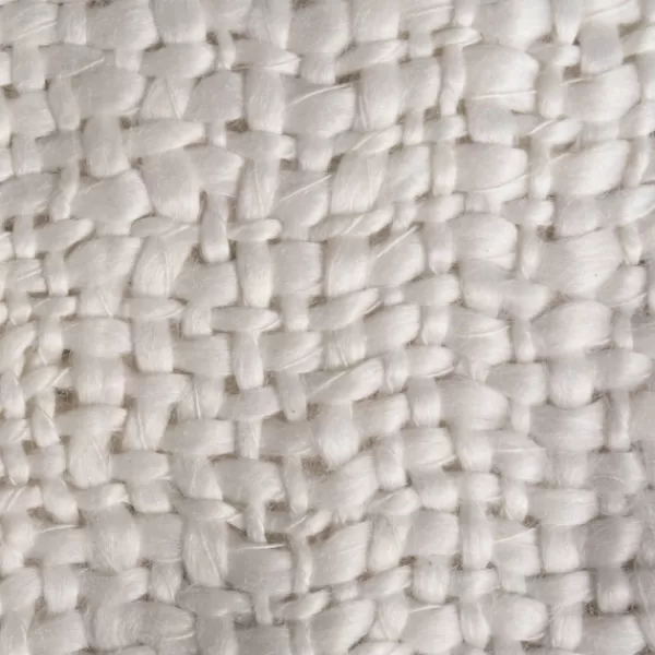 Blankets & Throws-Kirkland's Home Luxe Knit Fringed Throw Ivory