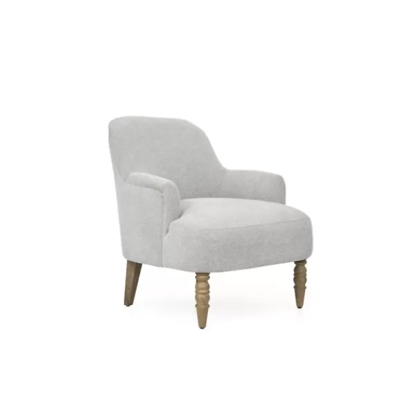 Accent Chairs-Kirkland's Home Martha Stewart Extended Seat Accent Chair Gray