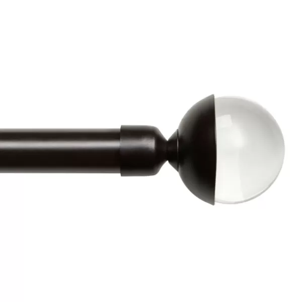 Curtain Rods & Hardware-Kirkland's Home Matte Bronze Eleanor Curtain Rod Set, 120 In.