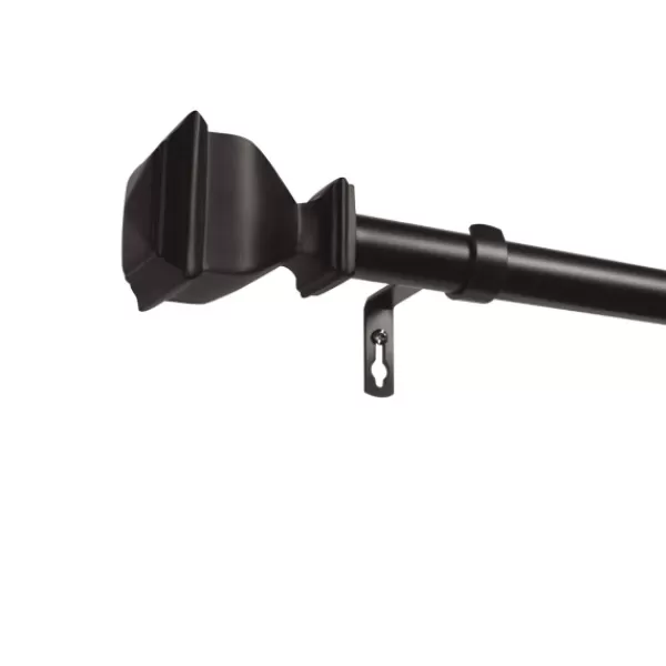 Curtain Rods & Hardware-Kirkland's Home Matte Bronze Napoleon Outdoor Curtain Rod, 160 In. Brown