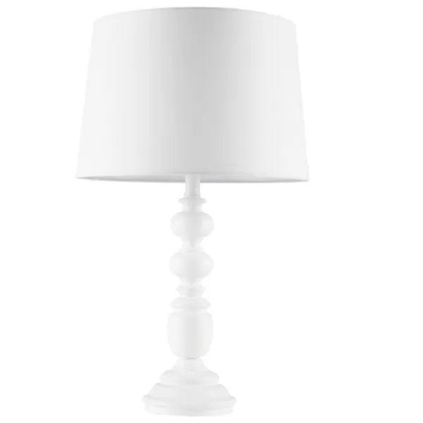 Table Lamps-Kirkland's Home Matte Candlestick Martha Stewart Table Lamp White
