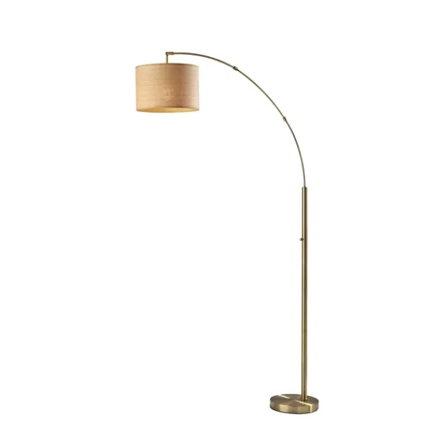 Floor Lamps-Kirkland's Home Metal Arched Floor Lamp Gold
