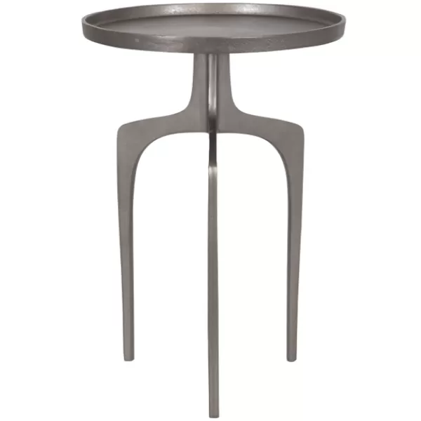 Accent & End Tables-Kirkland's Home Metal Arched Legs Side Table Silver