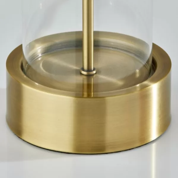 Table Lamps-Kirkland's Home Metal Dome And Clear Glass Table Lamp Gold
