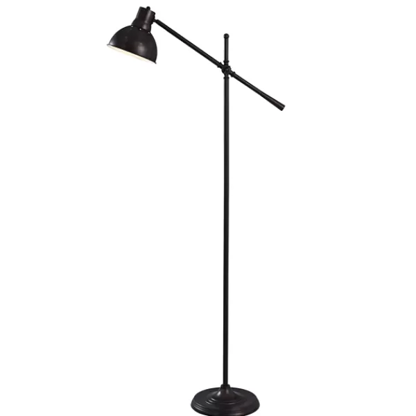 Floor Lamps-Kirkland's Home Metal Task Floor Lamp Black