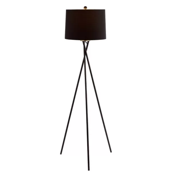Floor Lamps-Kirkland's Home Metal Tripod Twist Floor Lamp Black