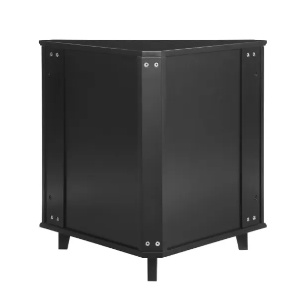 Cabinets & Sideboards-Kirkland's Home Mikie Corner Cabinet Black
