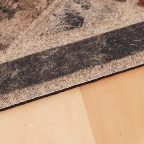 Doormats-Kirkland's Home Mineral Stone Ornamental Entry Doormat Orange/Brown