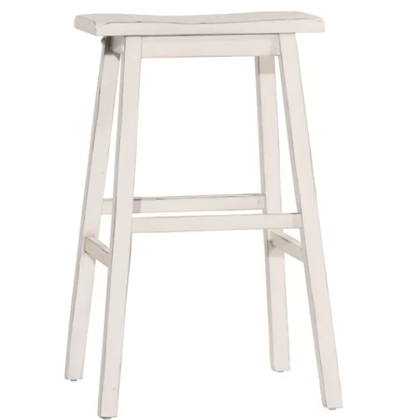 Bar Stools & Counter Height Stools-Kirkland's Home Moreno Sea Counter Stool White