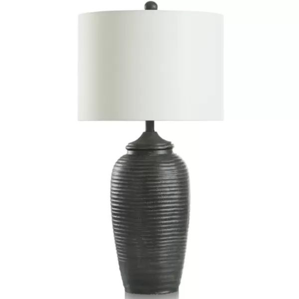 Table Lamps-Kirkland's Home Mottled Ridge Table Lamp Black
