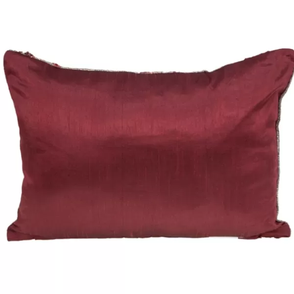 Pillows-Kirkland's Home Multicolor Tapestry Pillow Tan/Red/Multi