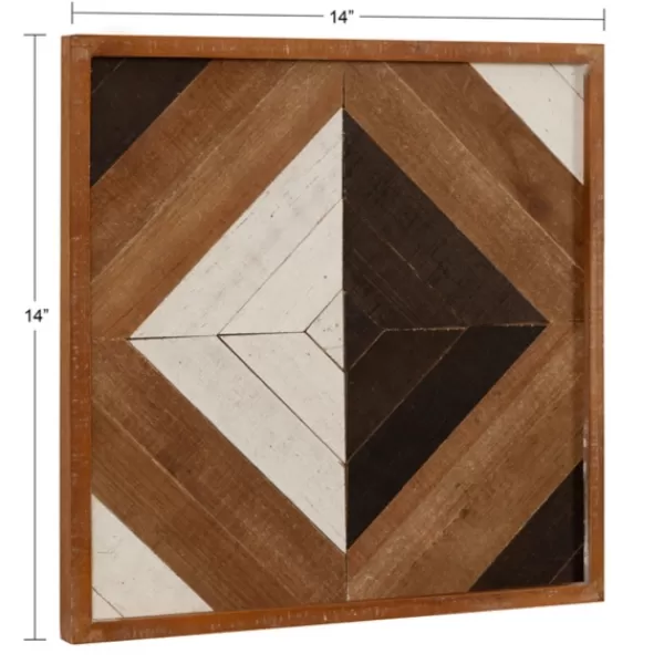 Wall Plaques-Kirkland's Home Multicolor Wood Ballez Wall Plaques, Set Of 3 Brown/Black/White