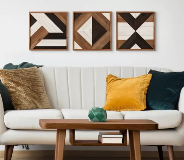 Wall Plaques-Kirkland's Home Multicolor Wood Ballez Wall Plaques, Set Of 3 Brown/Black/White