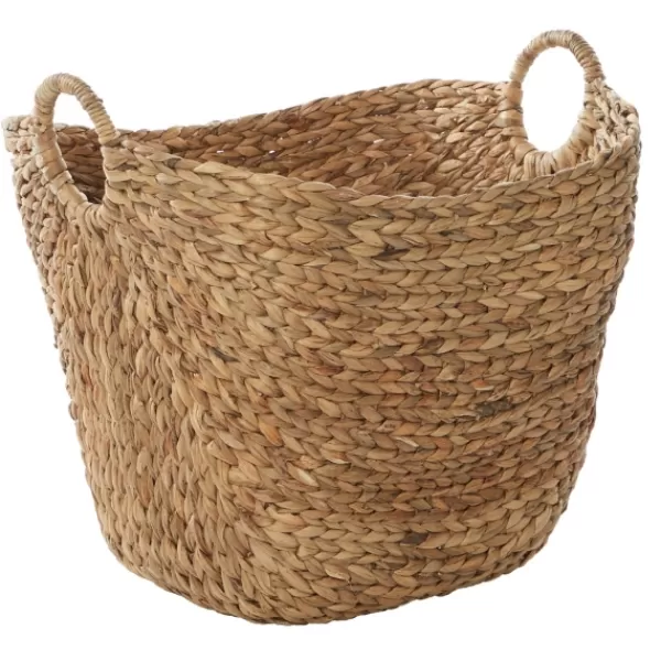 Baskets & Boxes-Kirkland's Home Natural Braided Seagrass Basket Tan
