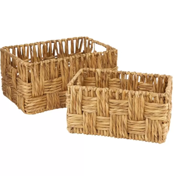 Baskets & Boxes-Kirkland's Home Natural Fibers 2-Pc. Jute Basket Set Brown