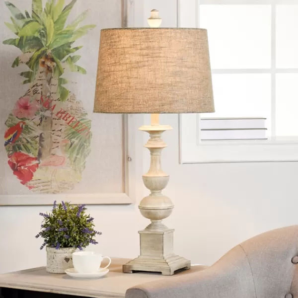 Table Lamps-Kirkland's Home Natural Traditional Farmhouse Table Lamp Tan