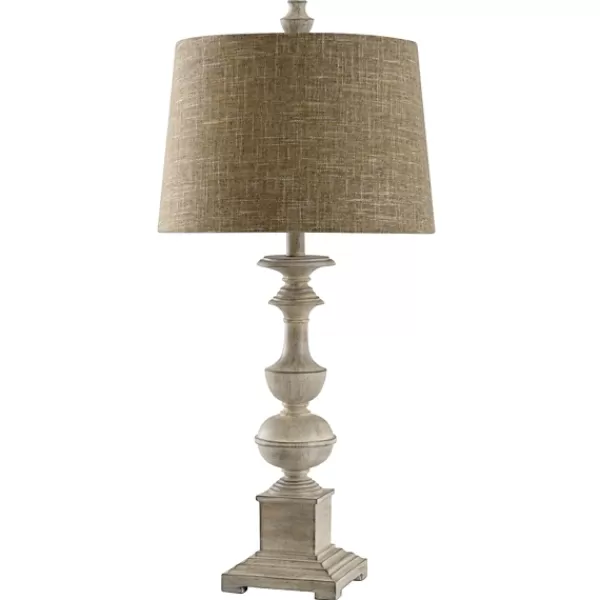 Table Lamps-Kirkland's Home Natural Traditional Farmhouse Table Lamp Tan