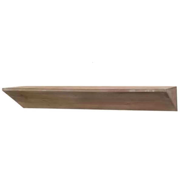 Shelves-Kirkland's Home Natural Wedge Wood Large Floating Shelf