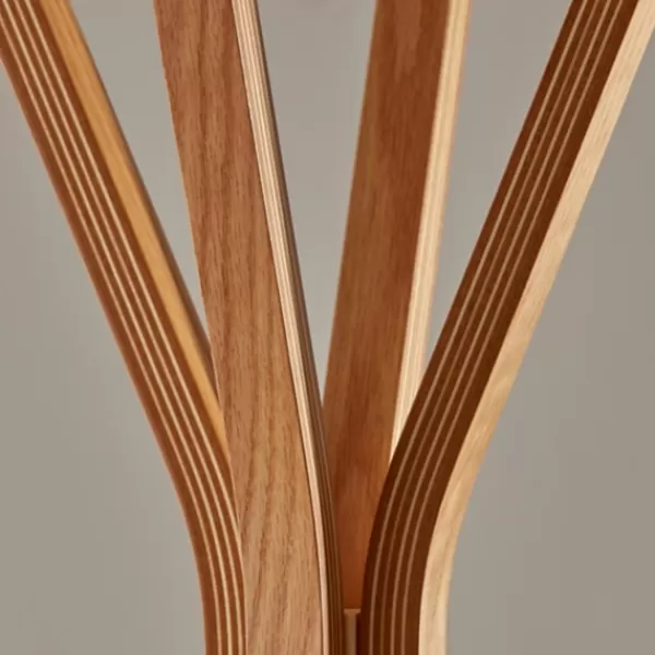 Entryway Furniture-Kirkland's Home Natural Wooden Tripod Leg Coat Rack